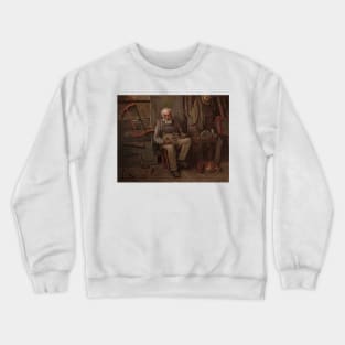 Boat Builder by John George Brown Crewneck Sweatshirt